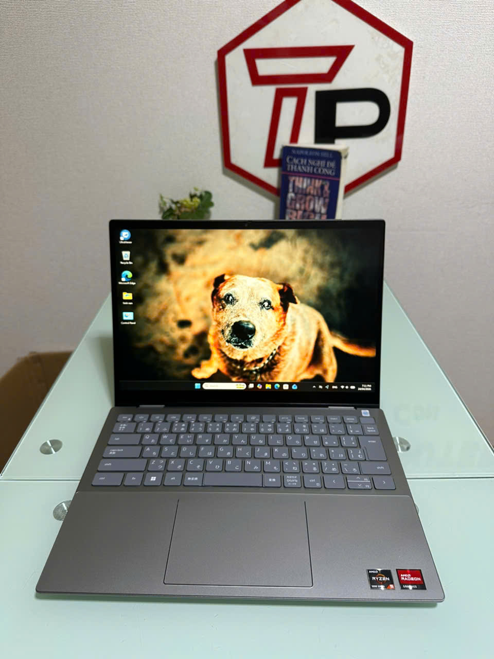 Dell Inspiron 7425 2in1 / AMD Ryzen 5 5625U (up to 4.3Ghz | 6 nhân 12 luồng)/ RAM 8GB/ SSD 512GB/ 14 inch FHD+ IPS (1920x1200) cảm ứng gập 360 độ